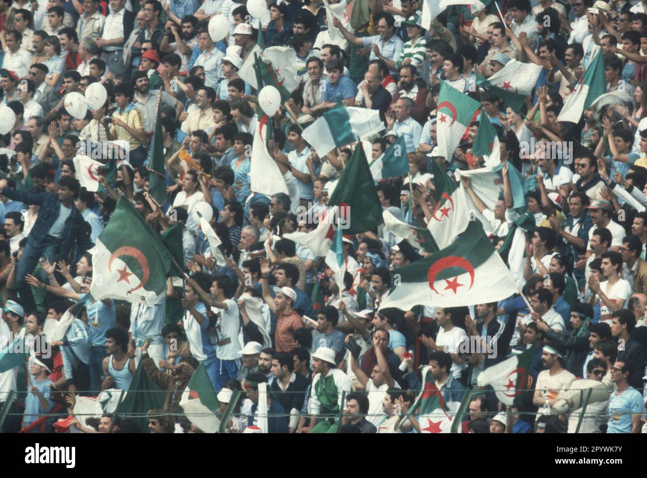 Coupe du monde de football 1982 en Espagne. Tour préliminaire Algérie