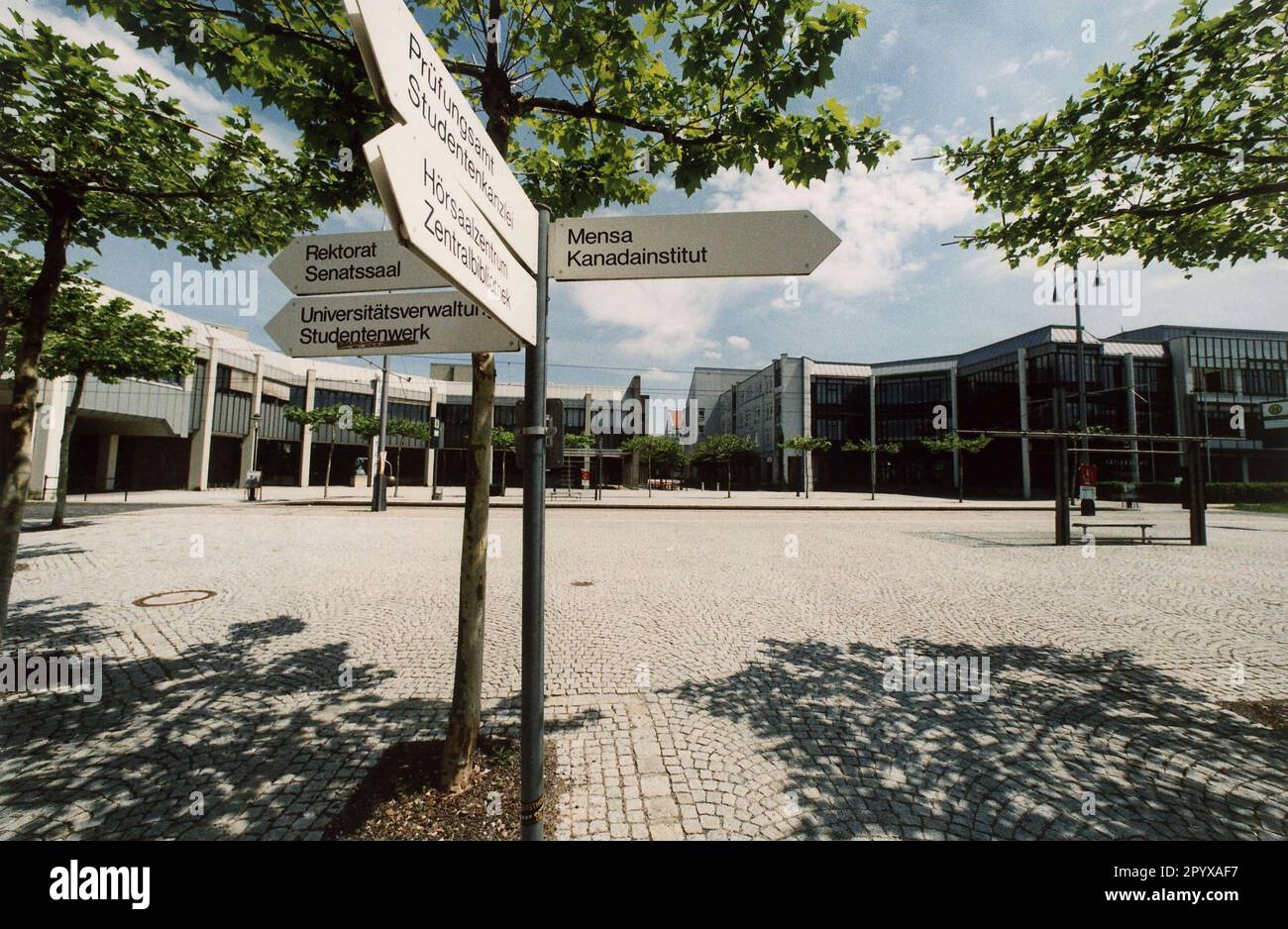 Date de l'enregistrement : 15.06.1999 Campus de l'Université d'Augsbourg. [traduction automatique] Banque D'Images