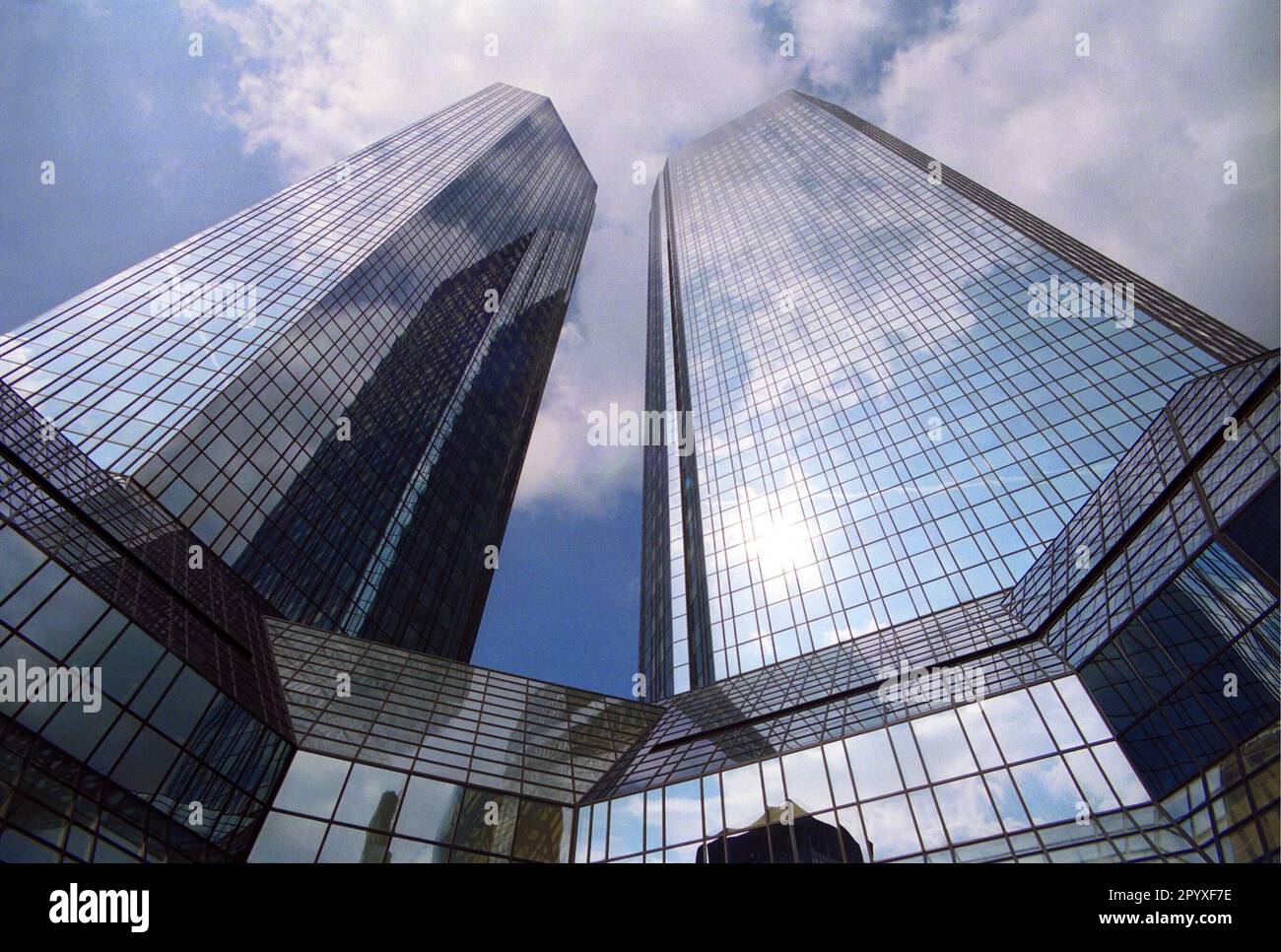 Deutsche Bank à Francfort. [traduction automatique] Banque D'Images