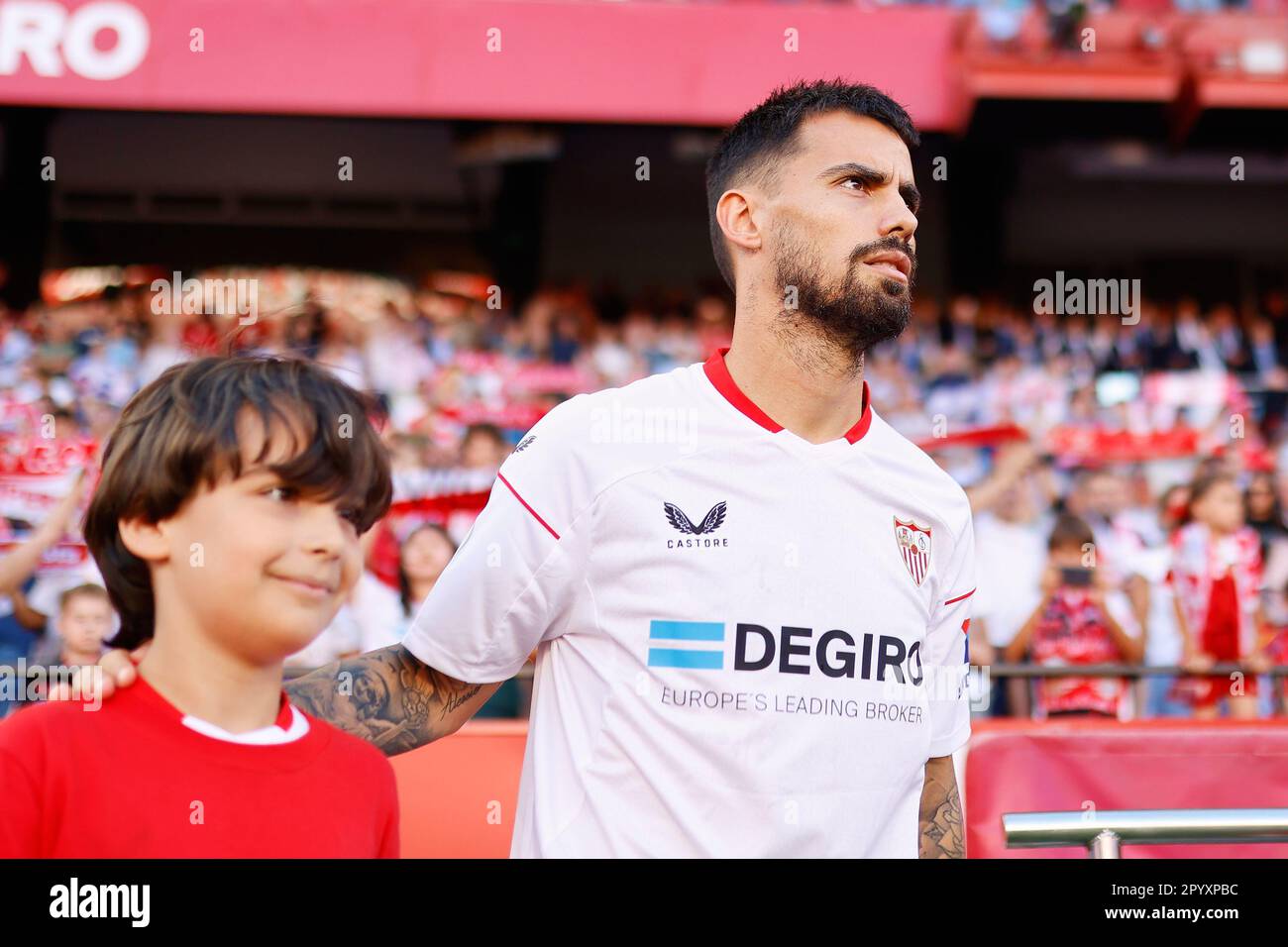 Séville, Espagne. 04th mai 2023. Suso (7) du FC Sevilla vu pendant le match LaLiga Santander entre le FC Sevilla et Espanyol à l'Estadio Ramon Sanchez Pizjuan à Séville. (Crédit photo : Gonzales photo/Alamy Live News Banque D'Images