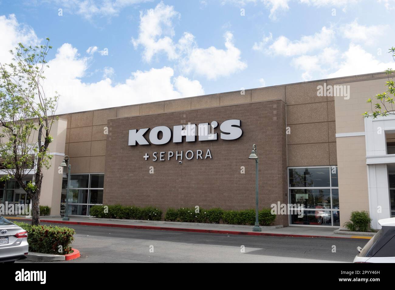 Menifee, CA, Etats-Unis - 3 mai 2023 : avant du magasin Sephore de Kohl. Banque D'Images