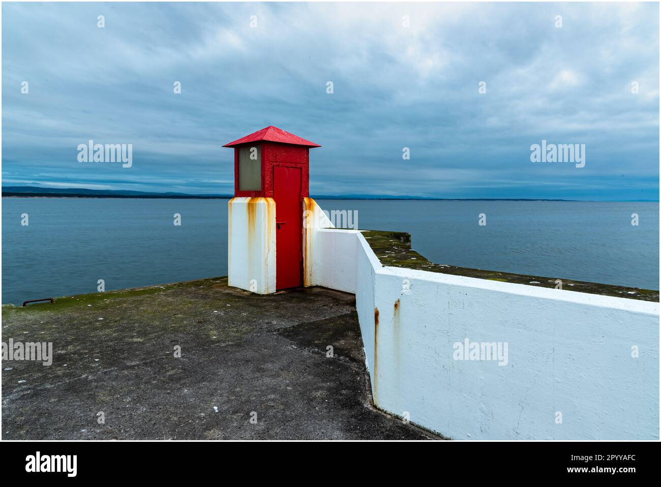 Burghead Harbour Evening, Burghead, Écosse, Royaume-Uni Banque D'Images