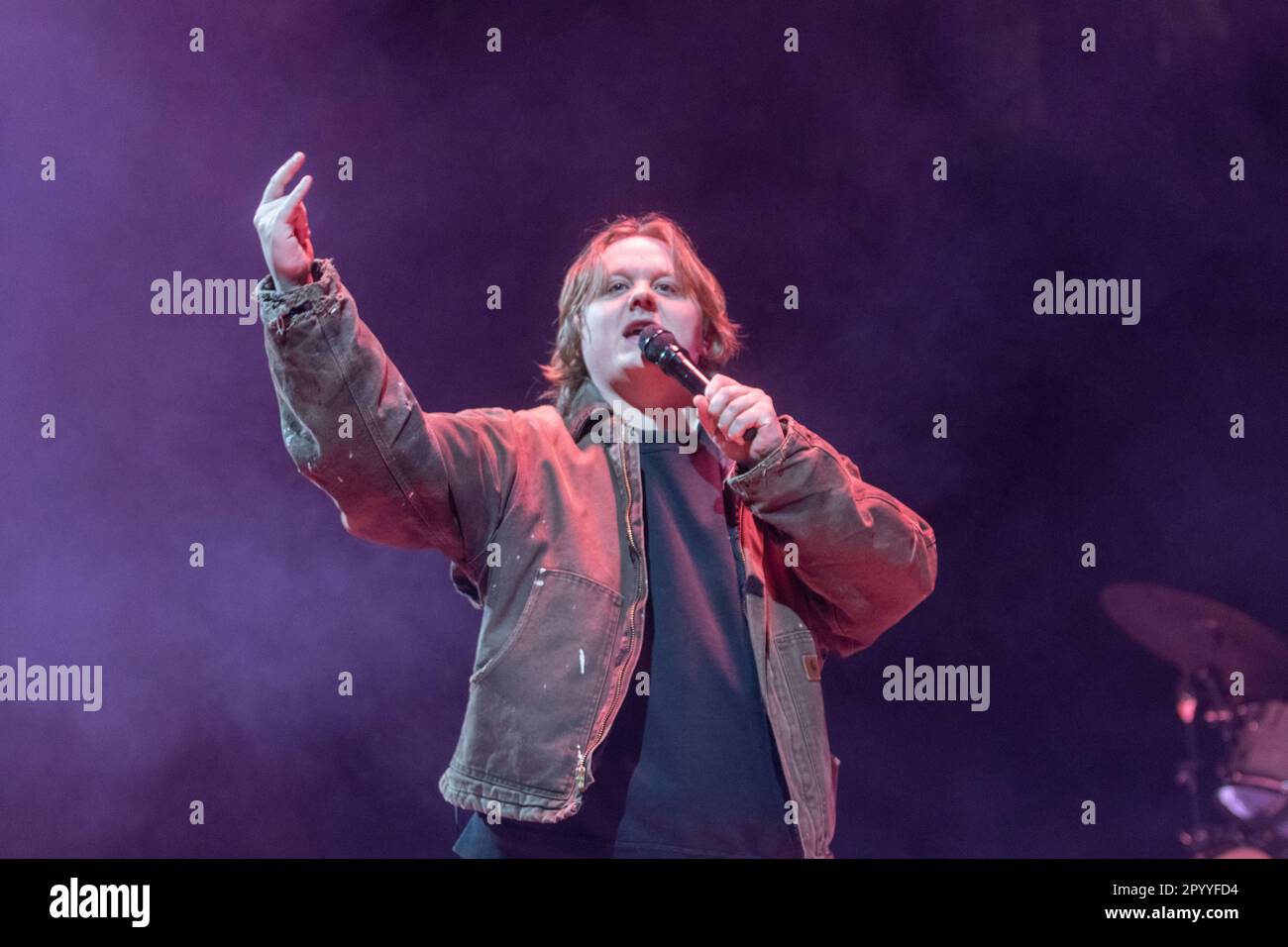 4 mai 2023, San Diego, Californie, Etats-Unis : Lewis Capaldi se produit au CalCoast Credit Union Open Air Theatre de San Diego, CA sur 4 mai 2023. (Credit image: © Rishi Deka/ZUMA Press Wire) USAGE ÉDITORIAL SEULEMENT! Non destiné À un usage commercial ! Banque D'Images