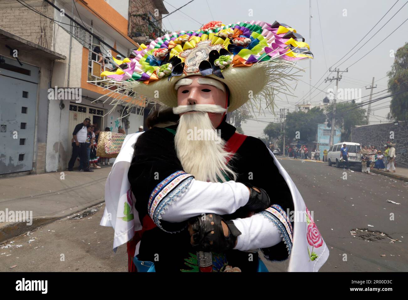 Mexico, Mexique. 05th mai 2023. 5 mai 2023, Mexico, la représentation de la bataille de Puebla de 1862 dans le quartier de Peñon de los Baños est déclarée par le Gouvernement de la ville de Mexico comme patrimoine culturel immatériel de la ville de Mexico à son anniversaire de 93rd; Organisé chaque année à l'hôtel de ville de Venustiano Carranza à Mexico. Sur 5 mai 2023 à Mexico, Mexique (photo par Luis Barron/Groupe Eyepix/Sipa USA). Credit: SIPA USA/Alay Live News Banque D'Images