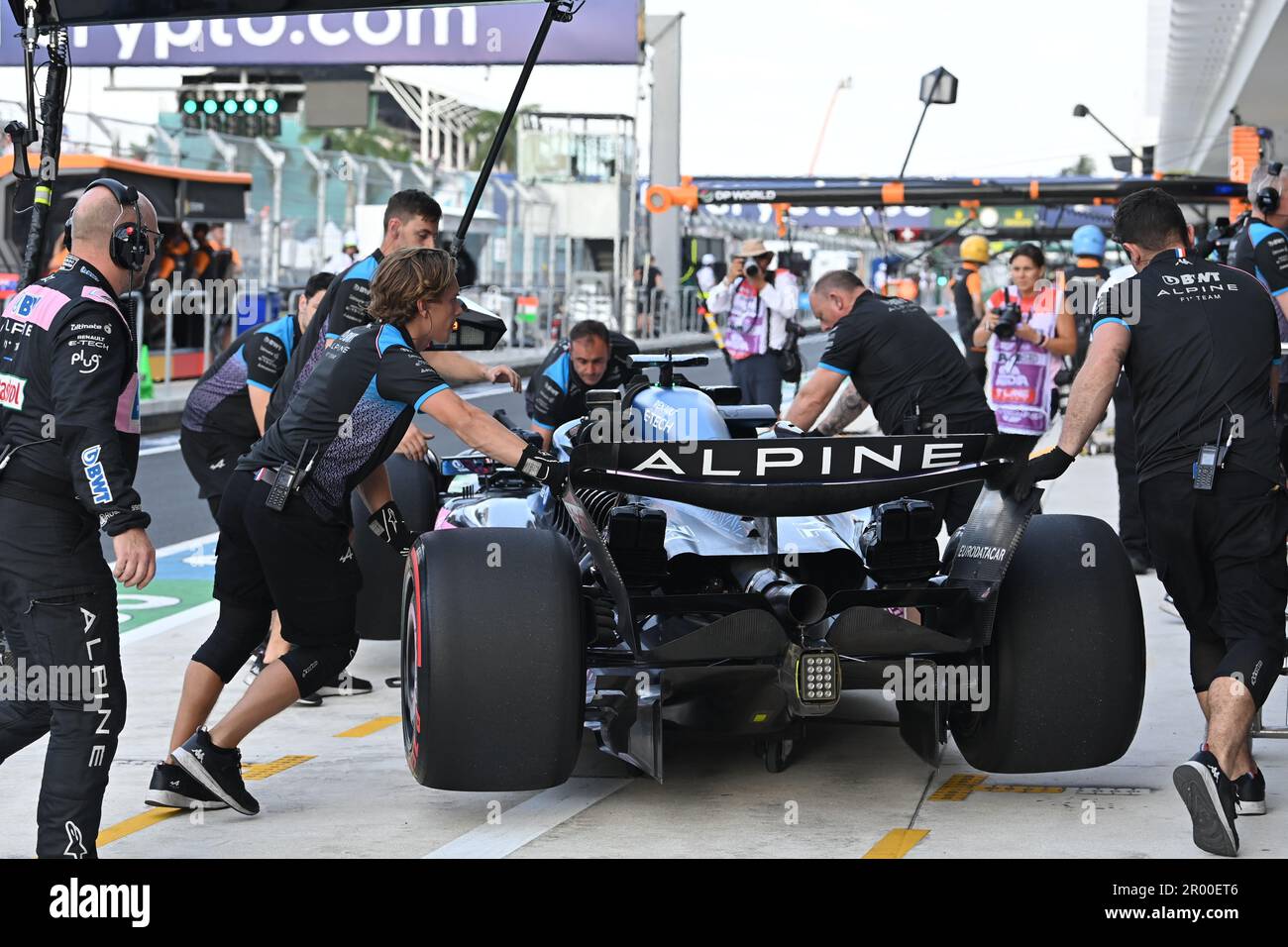 Miami, États-Unis. 05th mai 2023. MIAMI, Floride, États-Unis, 5. Mai 2023 ; #31, Esteban OCON, FRA, Alpine F1 Team, Alpine A523 Renault, image payante, copyright Paolo PEDICELLI/ATP images (PEDICELLI Paolo/ATP/SPP) crédit: SPP Sport Press photo. /Alamy Live News Banque D'Images