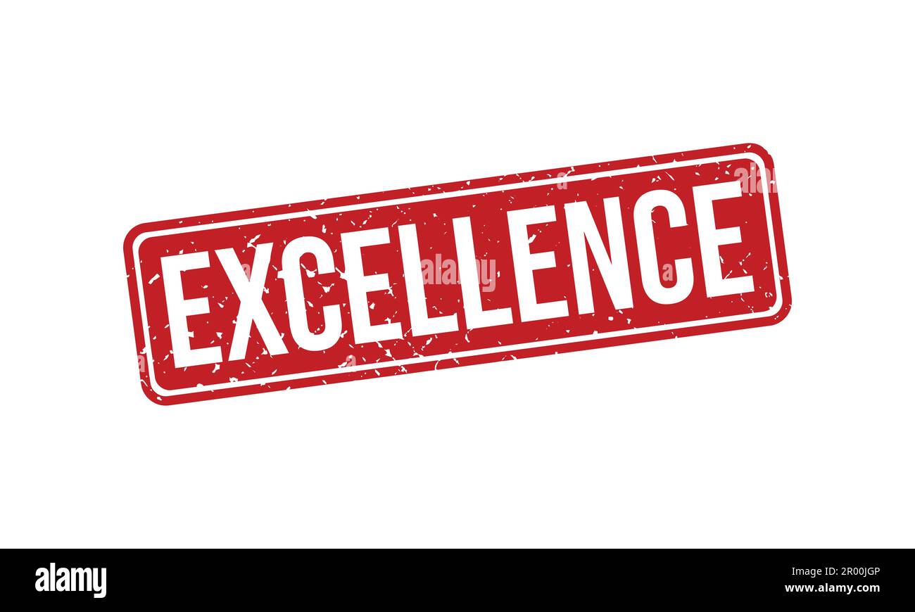 Excellence caoutchouc cachet vecteur joint Illustration de Vecteur