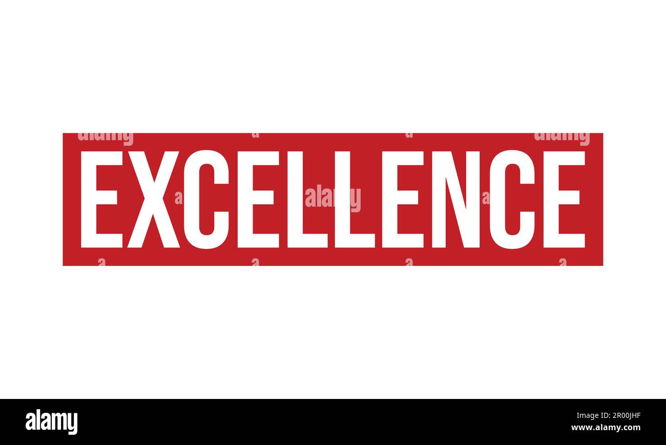 Excellence caoutchouc cachet vecteur joint Illustration de Vecteur