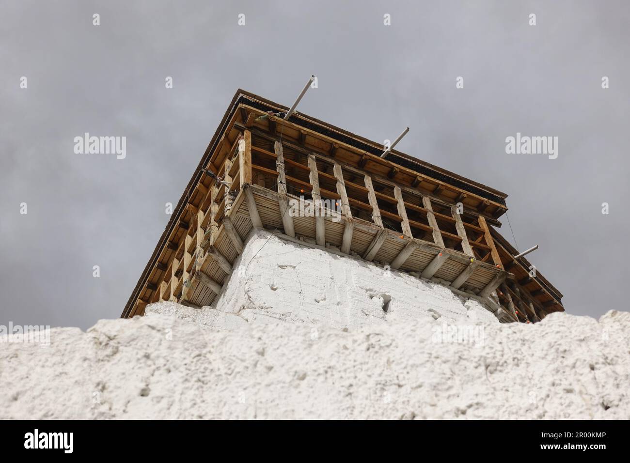 Monastère Namgyal Tsemo à Leh, Ladakh Banque D'Images