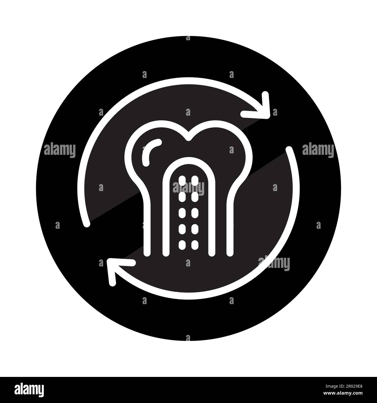 Icône de ligne de couleur de moelle osseuse.Elément vectoriel isolé.Pictogramme de contour pour la page Web, l'application mobile, la promotion Illustration de Vecteur