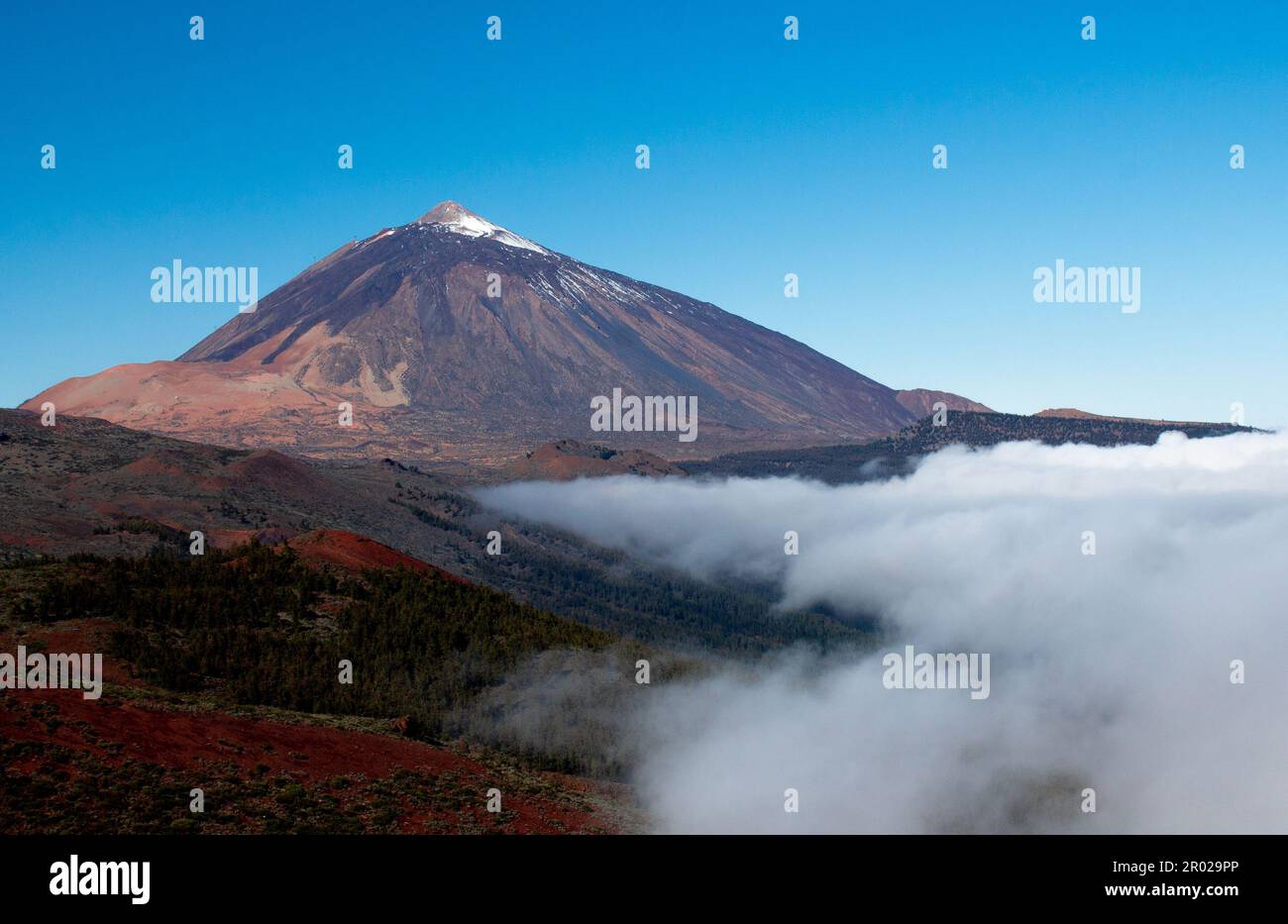 Volcan 'El Teide' à Ténérife, Espagne Banque D'Images