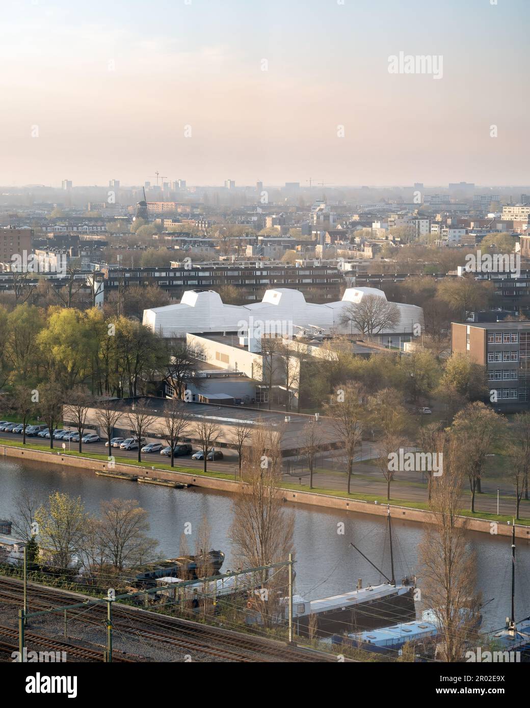 Amsterdam, pays-Bas - Maritime Museum Depot (bâtiment 041) par Dok Architecten Banque D'Images