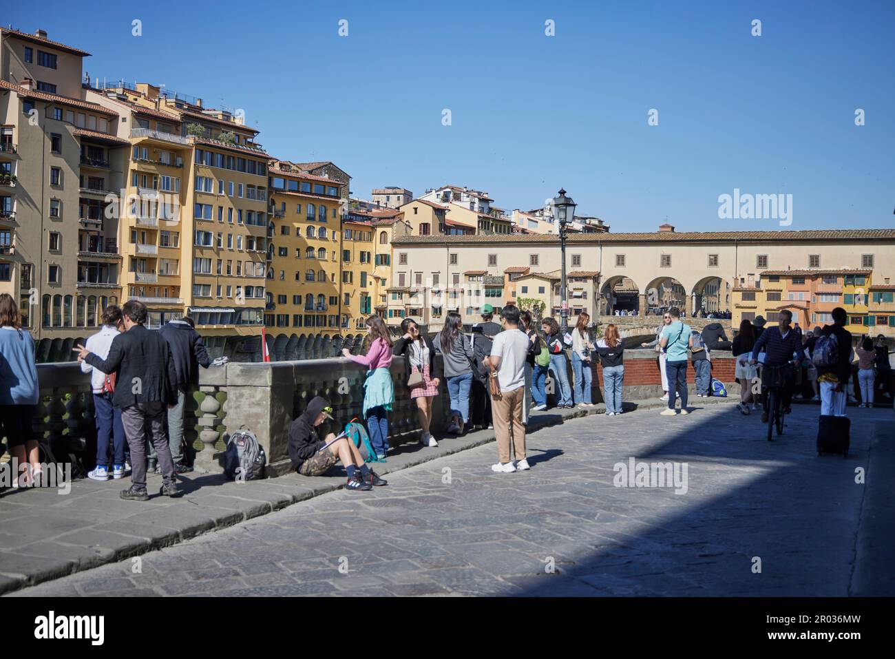 Ponte Vecchio sur l'Arno, Florence, Florence, Florence, Italie, Italie, Europe. 2023 Banque D'Images