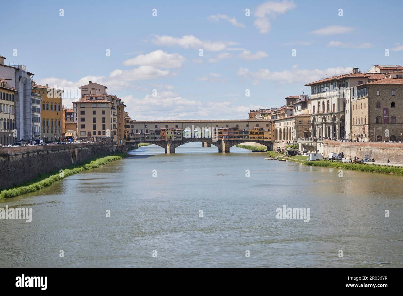 Ponte Vecchio sur l'Arno, Florence, Florence, Florence, Italie, Italie, Europe. 2023 Banque D'Images