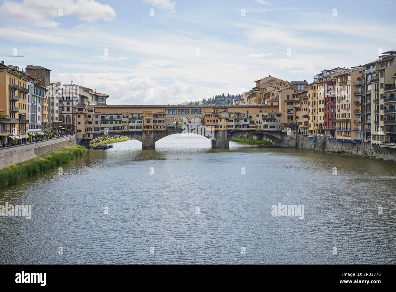 Ponte Vecchio sur l'Arno, Florence, Florence, Florence, Italie, Italie, Europe. 2023 Banque D'Images