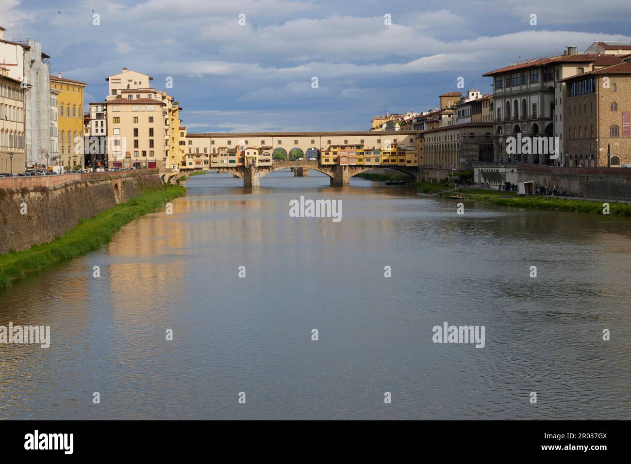 Ponte Vecchio sur l'Arno, Florence, Florence, Florence, Italie, Italie, Europe. 2023 Banque D'Images