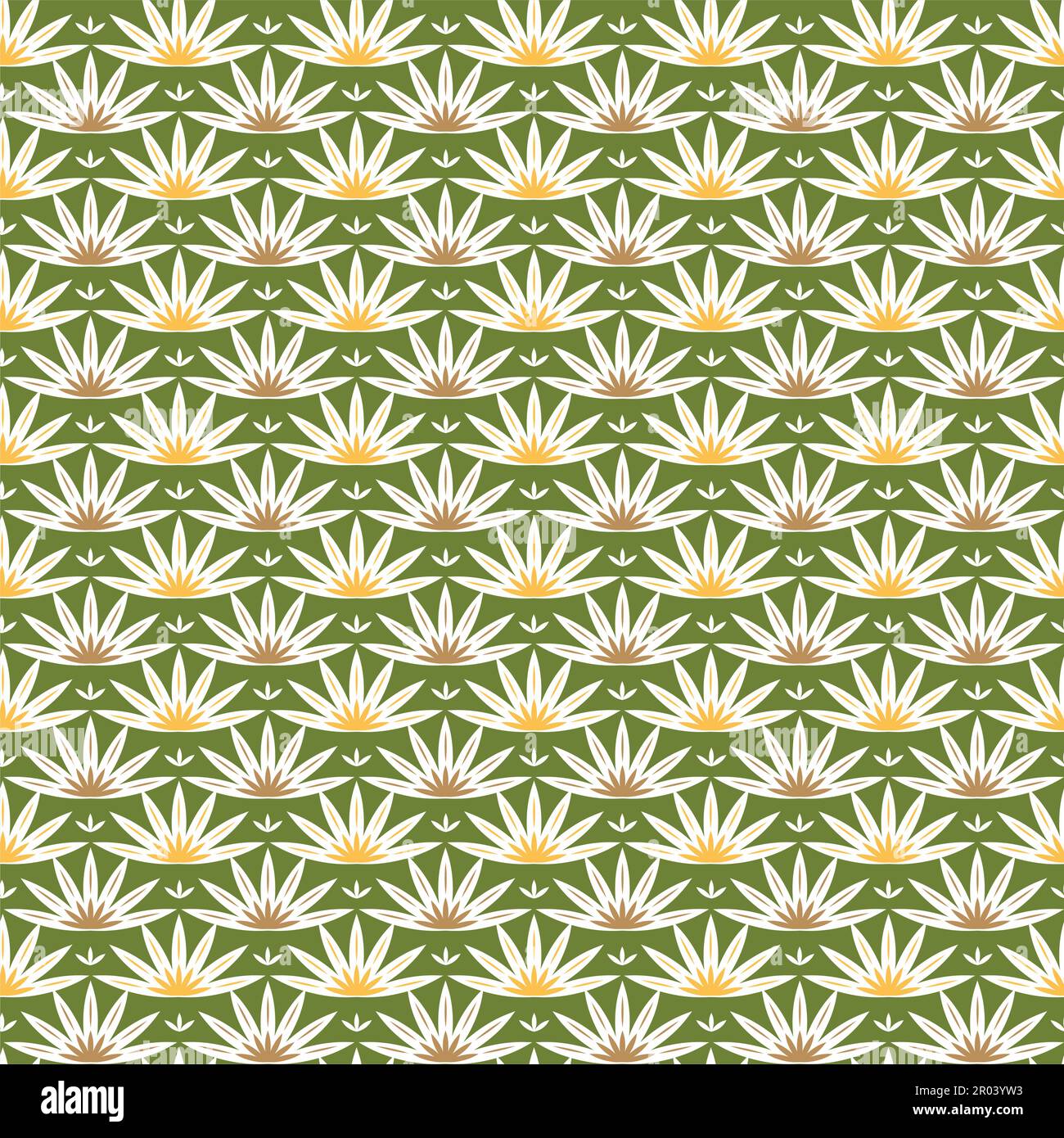 Motif sans couture avec fleurs abstraites. Illustration de Vecteur