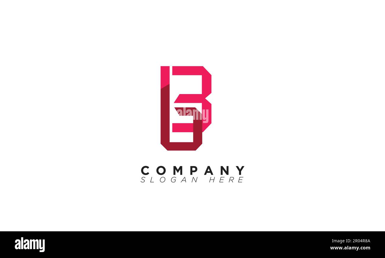Lettres alphabétiques BB initiales logo monogramme Illustration de Vecteur