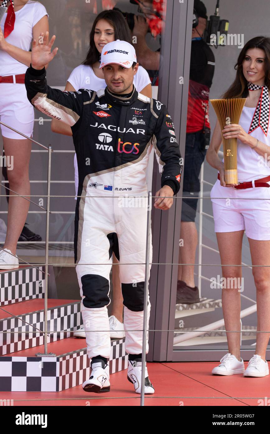 Kiwi Mitch Evans (Jaguar TCS) est classé 2nd au E-Prix de Monaco. 7th rencontre du Championnat du monde de Formule E ABB FIA 2022-23 à Monaco, sur 6 mai 2023. Photo de Marco Piovanotto/ABACAPRESS.COM crédit: Abaca Press/Alay Live News Banque D'Images