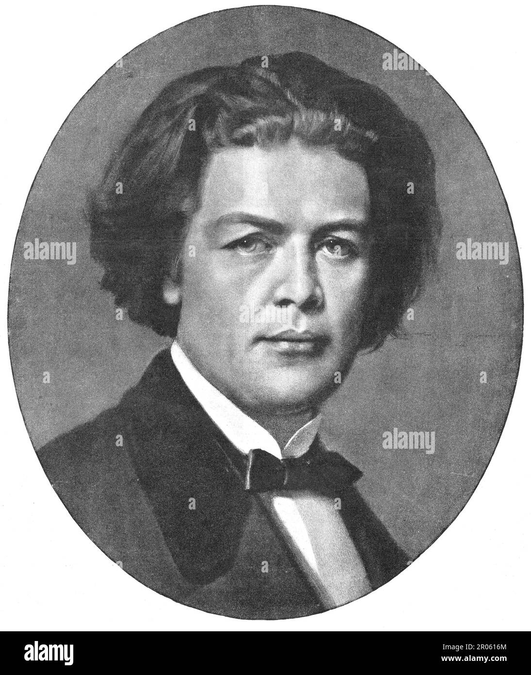 Anton Rubinstein. Anton Grigoryevitch Rubinstein (1829 – 1894) est un pianiste, compositeur et chef d'orchestre russe qui devint une figure pivot de la culture russe lorsqu'il fonda le Conservatoire de Saint-Pétersbourg. Il était le frère aîné de Nikolai Rubinstein, qui fonda le Conservatoire de Moscou. Banque D'Images