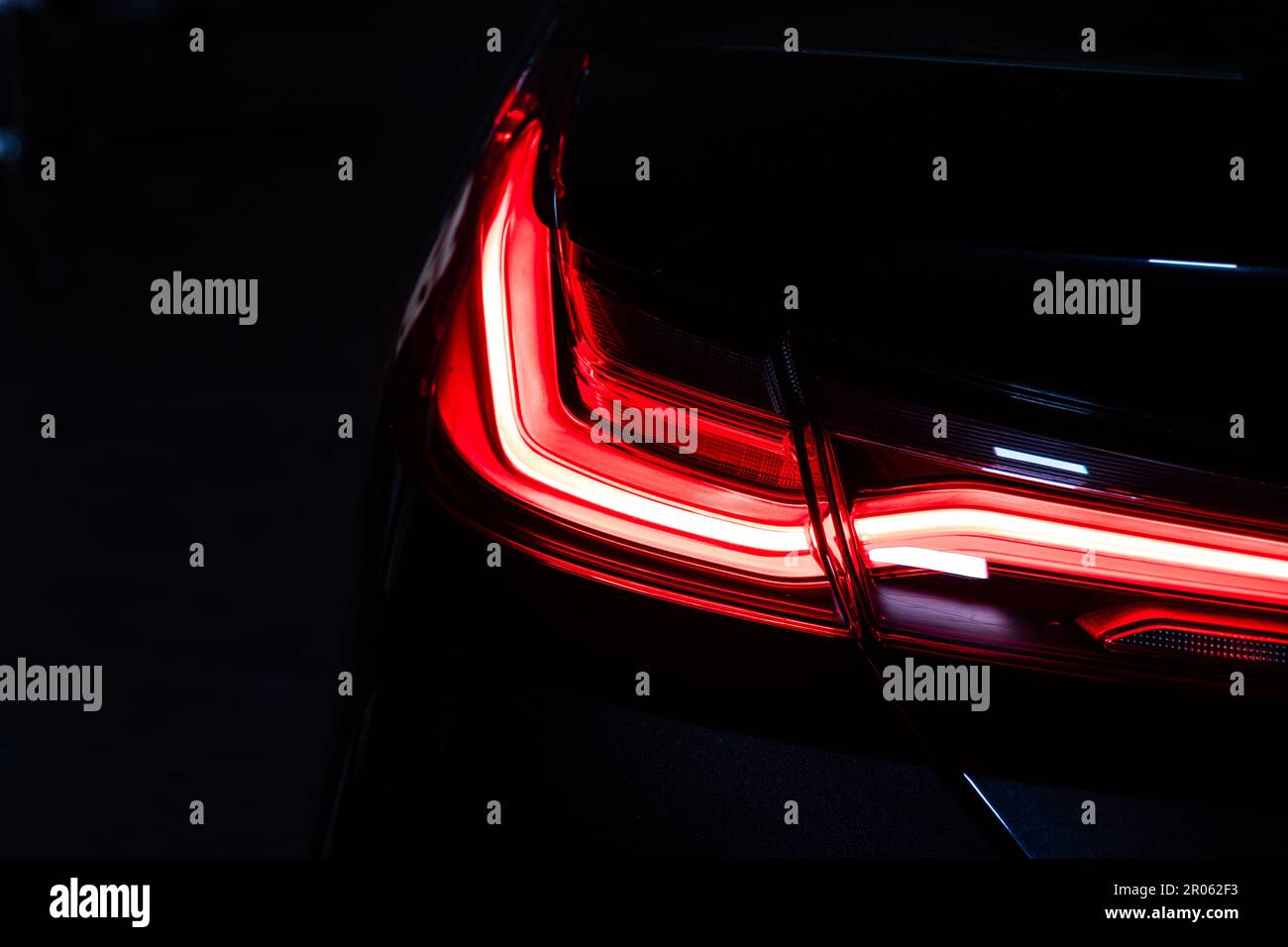 Feu arrière du coupé BMW M8 Competition Banque D'Images