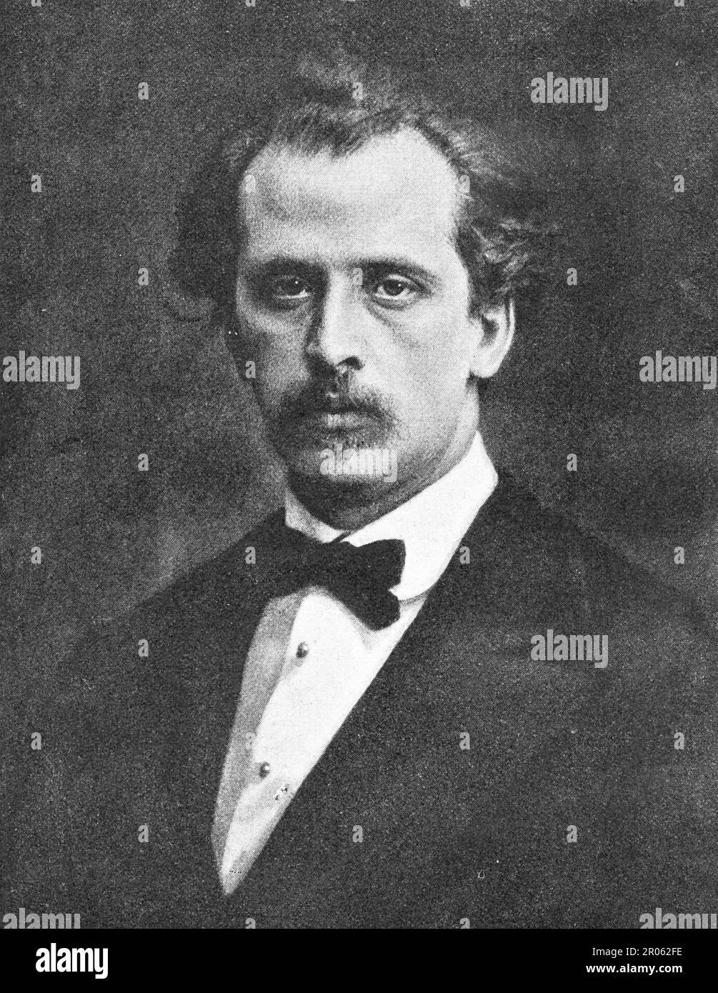 Nikolay Grigorievitch Rubinshtein. Pianiste, chef d'orchestre et compositeur russe (1835-1881) Banque D'Images
