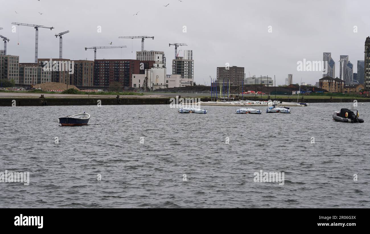 Royal Docks, Londres Banque D'Images