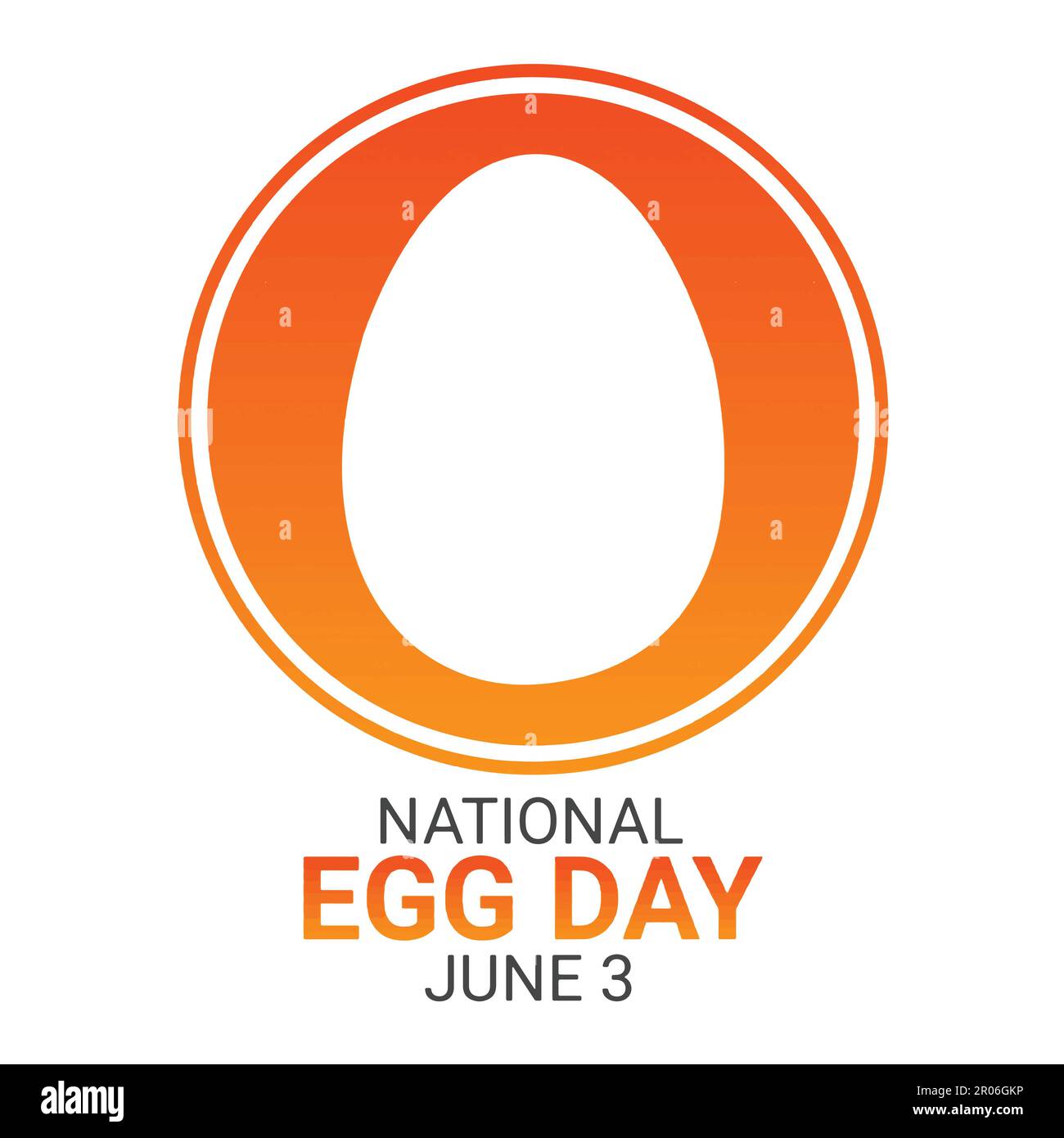 Journée nationale des œufs. 3 juin. Illustration vectorielle adaptée aux cartes de vœux, affiches et bannières Illustration de Vecteur