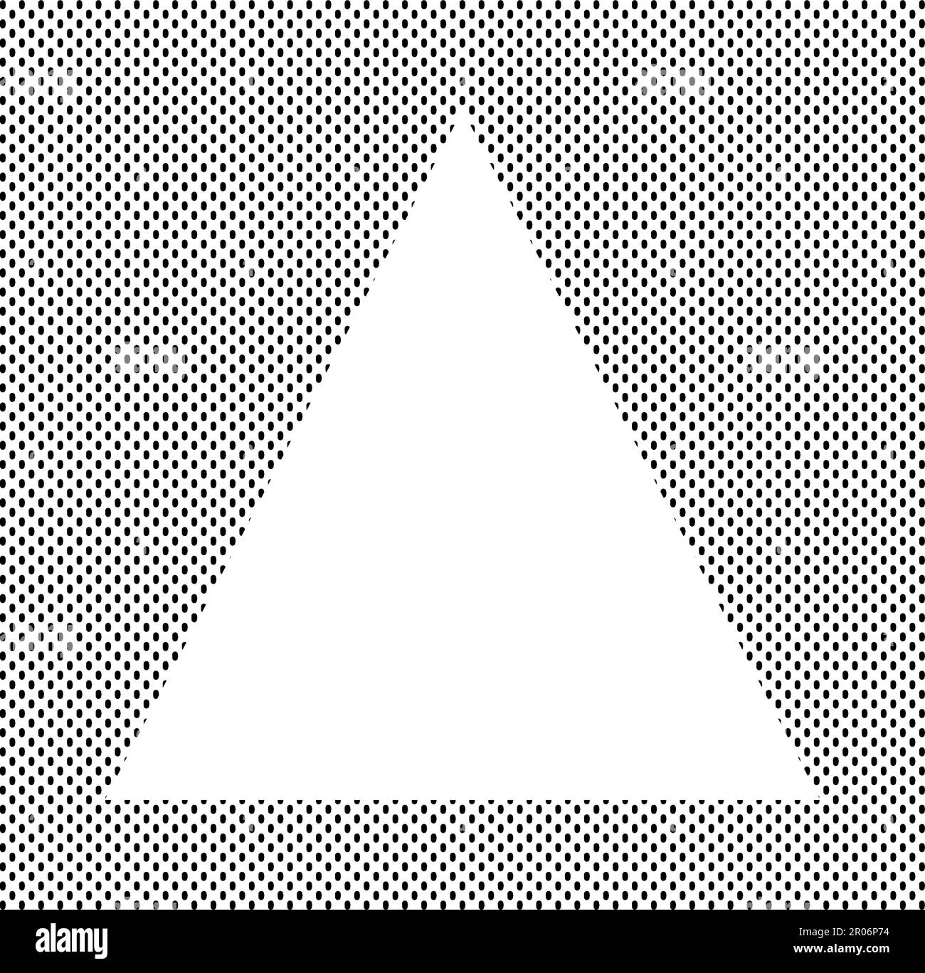 Modèle de présentation. Cadre texturé triangle en carré. Modèle vectoriel modifiable pour carte, invitation, publication sur les réseaux sociaux, poster, application mobile. Simple Illustration de Vecteur