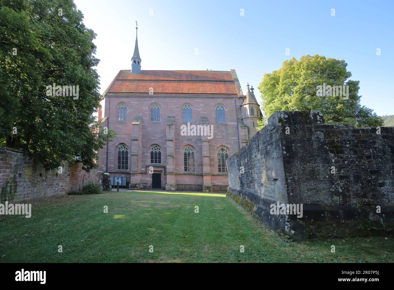 Monastère église construite au 11th siècle à Hirsau près de Calw, Nagoldtal, Forêt Noire du Nord, Forêt Noire, Bade-Wurtemberg, Allemagne Banque D'Images