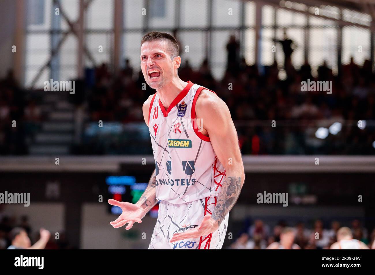 Reggio Emilia, Italie. 07th mai 2023. PalaBigi, Reggio Emilia, Italie, 07 mai 2023, Andrea Cinciarini (Unihotels Reggiana) pendant UNAHOTELS Reggio Emilia vs Dolomiti Energia Trentino - Italian Basketball Serie A Championship Credit: Live Media Publishing Group/Alay Live News Banque D'Images