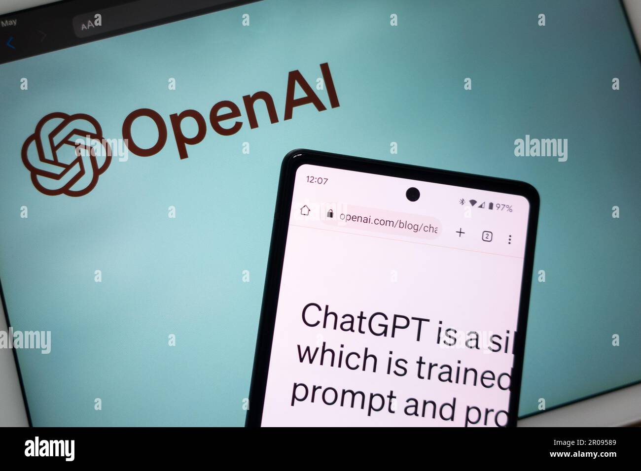 ChatGPT par Open ai Banque D'Images