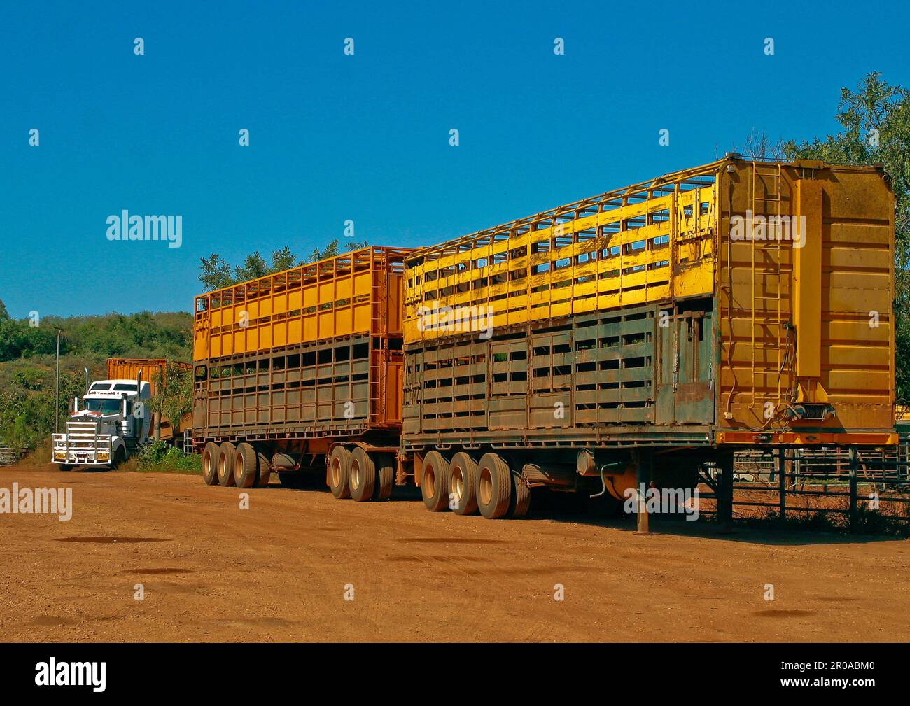 Camion de bétail australien Banque de photographies et d’images à haute ...