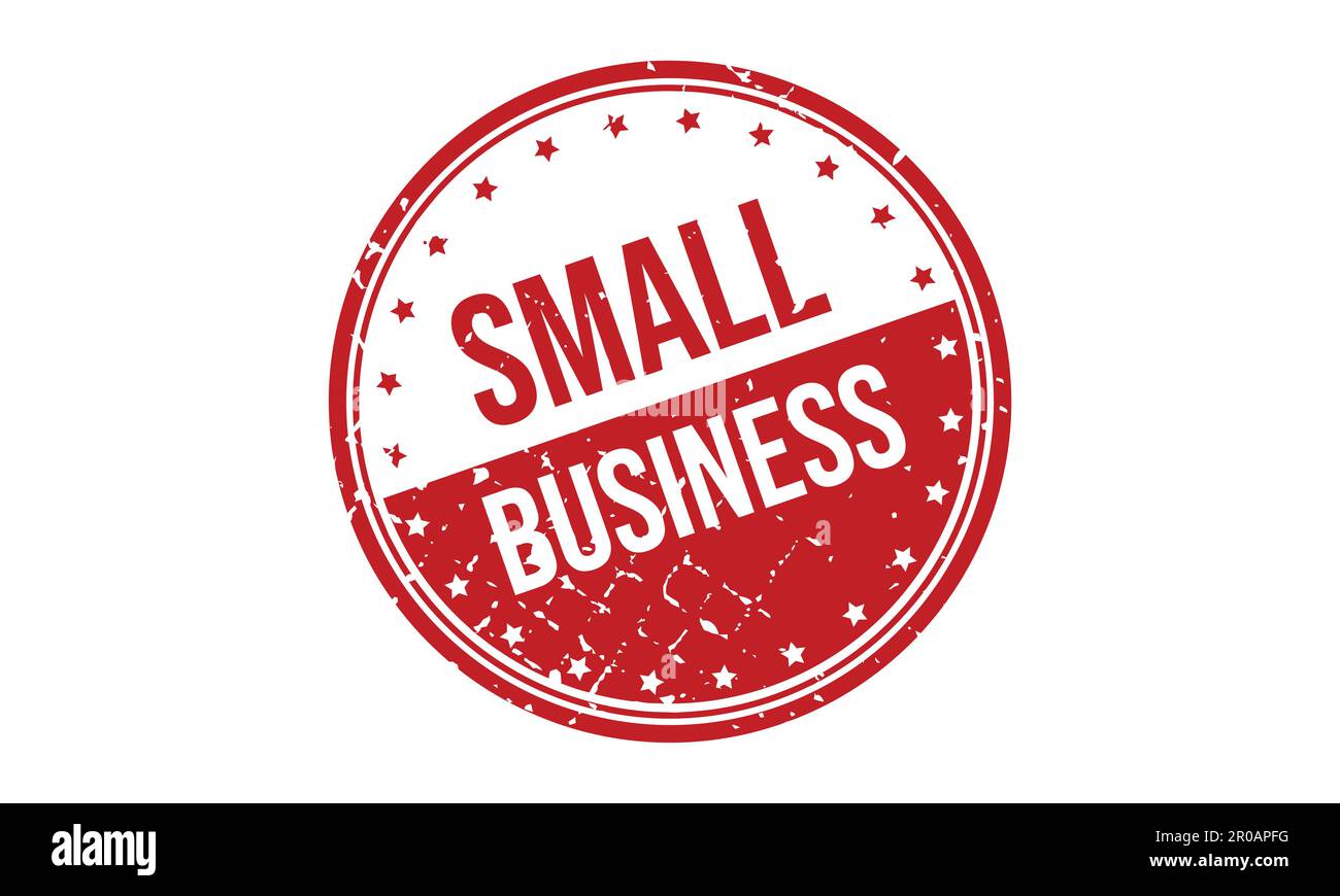 Illustration du vecteur de joint d'étanchéité en caoutchouc Grunge pour petites entreprises Illustration de Vecteur