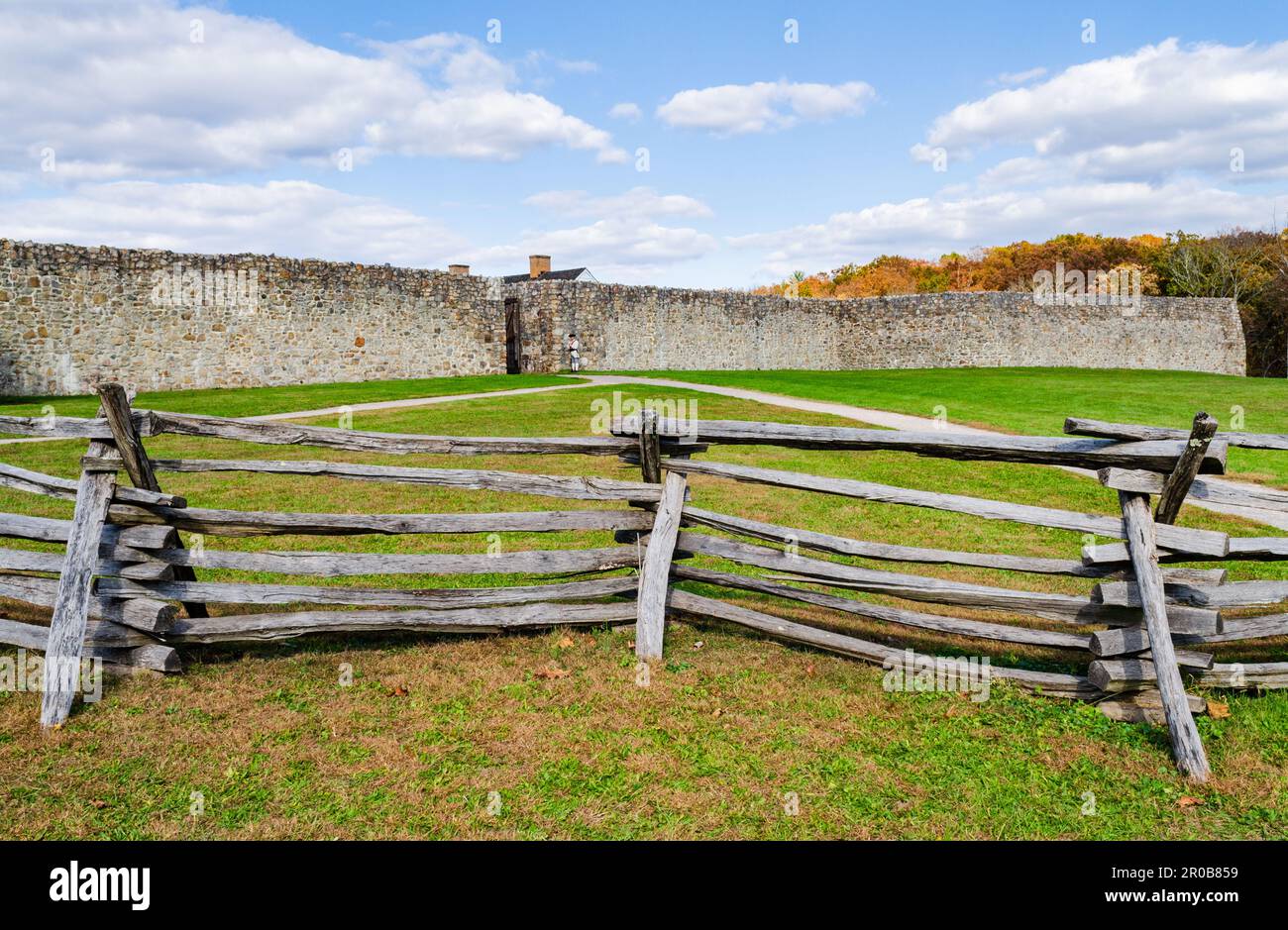 Parc national de fort Frederick dans le Maryland Banque D'Images