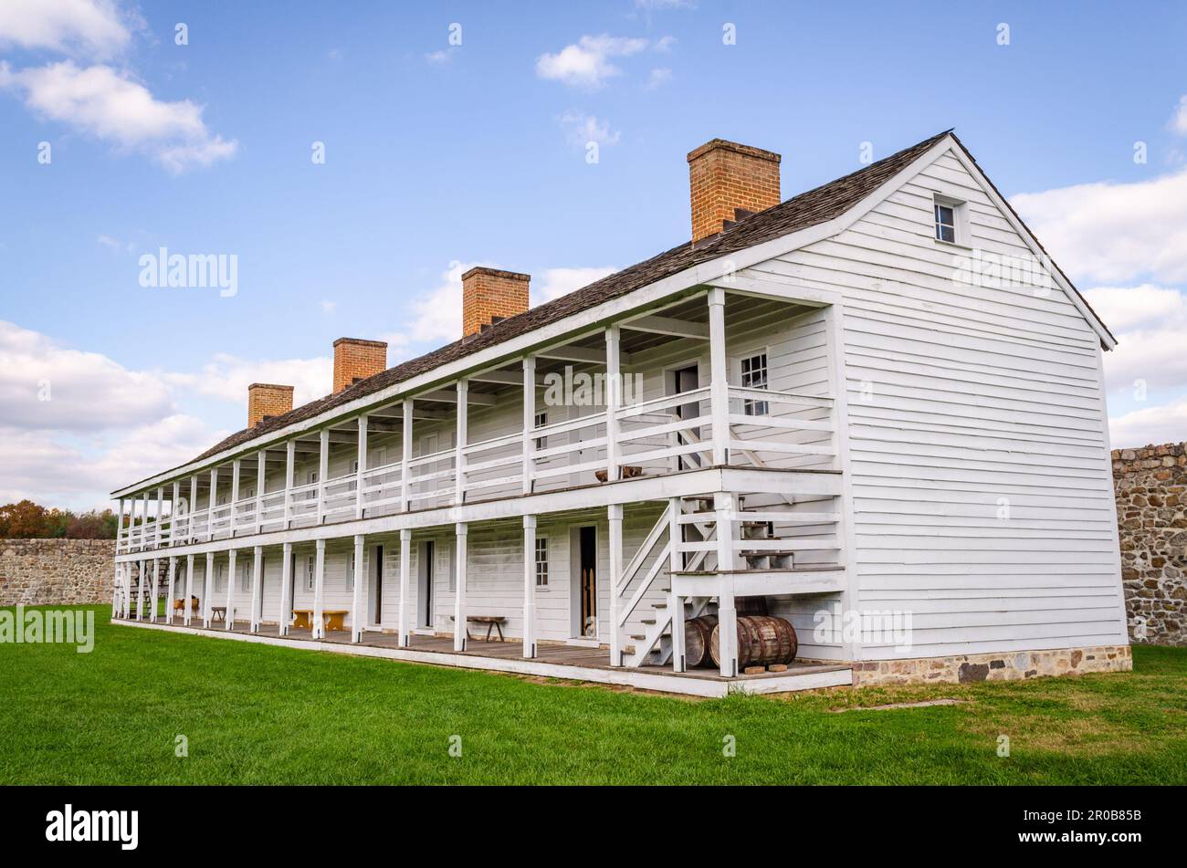 Parc national de fort Frederick dans le Maryland Banque D'Images