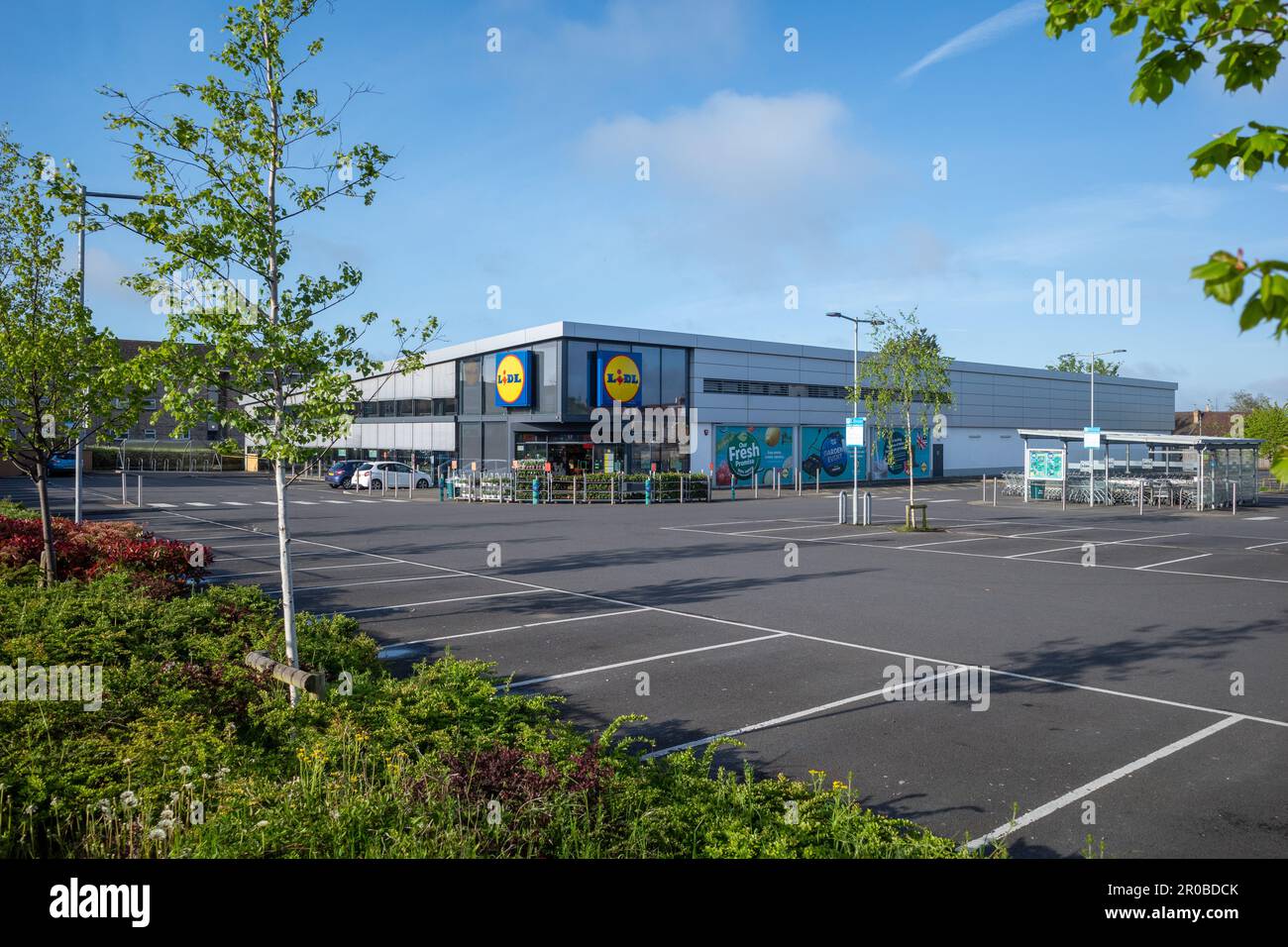 Lidl store, Kingswood, Bristol, Royaume-Uni (May23) Banque D'Images