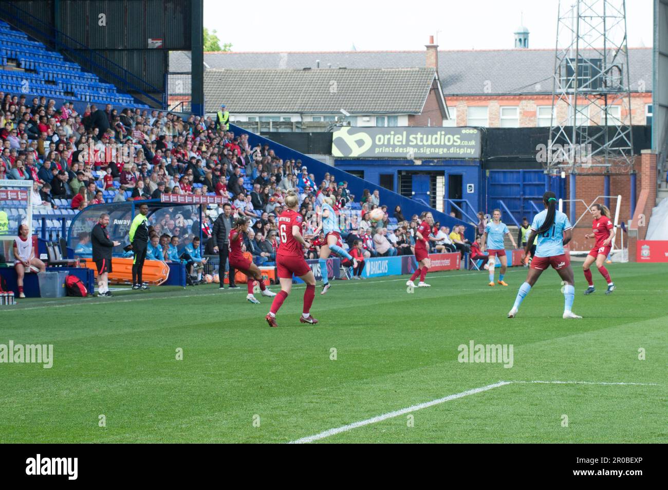 WSL Liverpool / Manchester City à Prenton Park, Liverpool Victory 2-1. (Terry Scott/SPP) crédit : SPP Sport Press photo. /Alamy Live News Banque D'Images