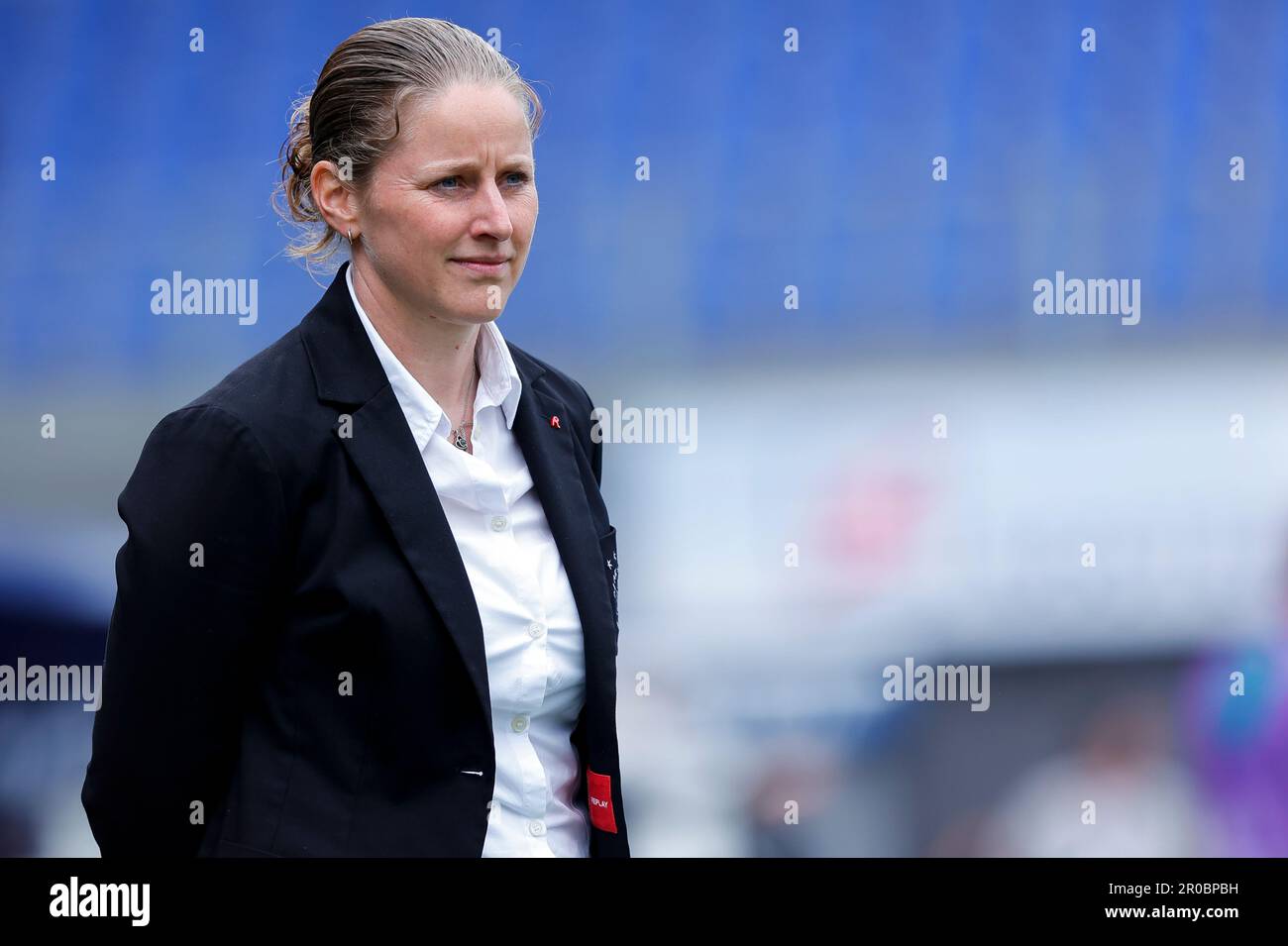 07-05-2023: Sport: PEC contre Ajax (femmes) ZWOLLE, PAYS-BAS - MAI 7: Entraîneur-chef Suzanne Bakker (AFC Ajax) pendant le match Néerlandais Azerion Eredivisiie Vro Banque D'Images