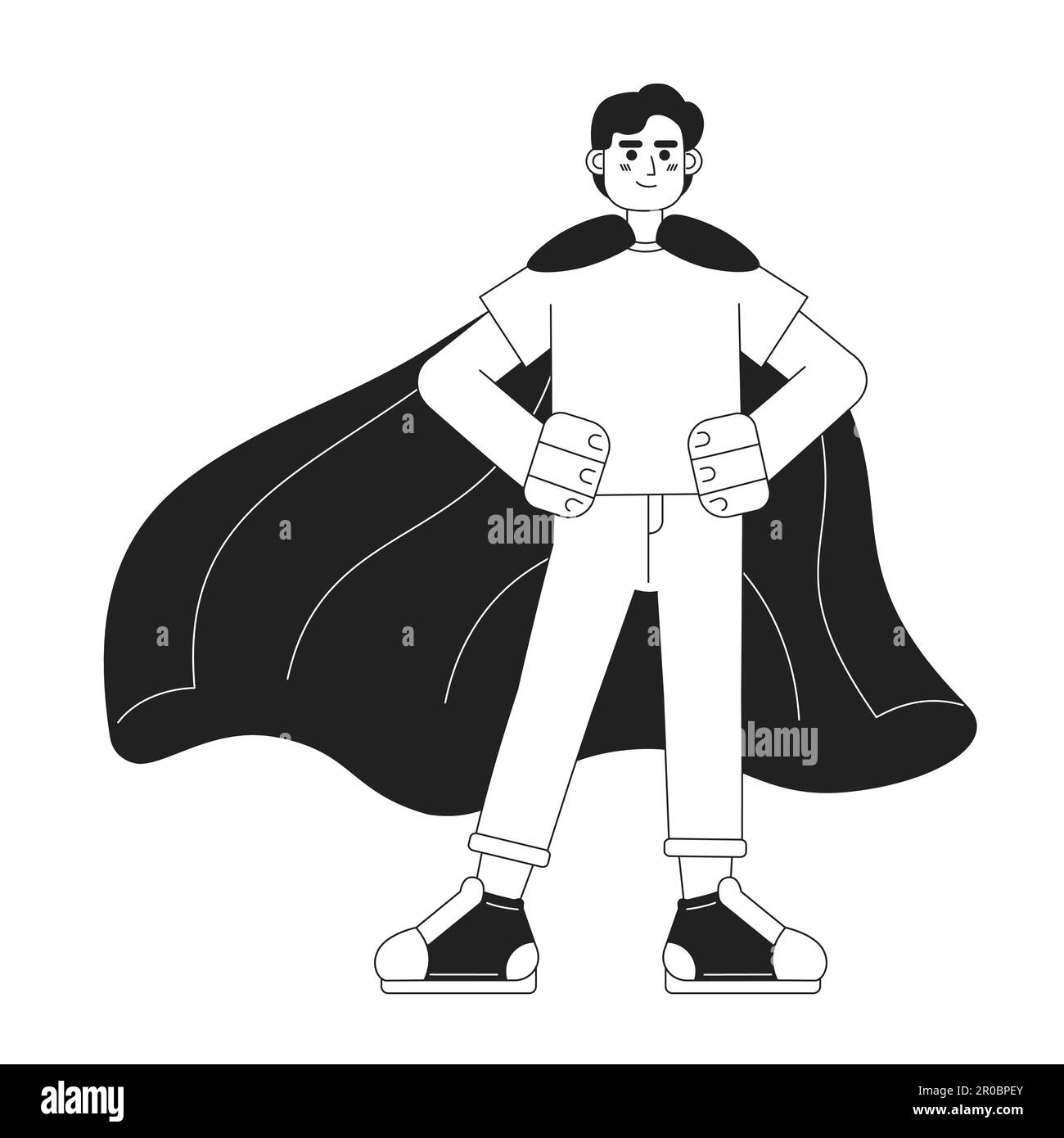 Croyez-vous en l'illustration de spot vectorielle monochrome Illustration de Vecteur