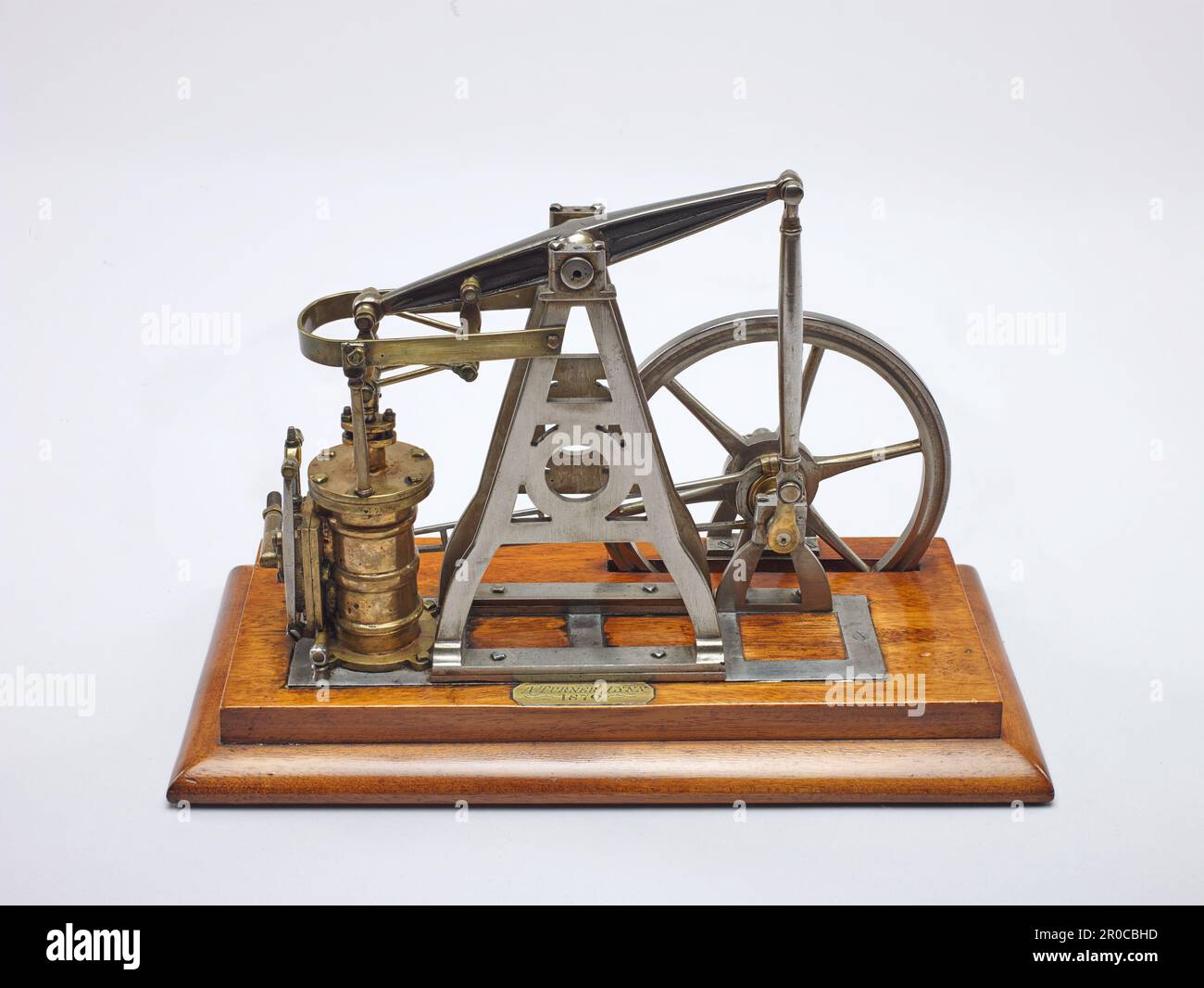 Model Beam Engine, 1870. Fabricant : un Turner Lynn Banque D'Images