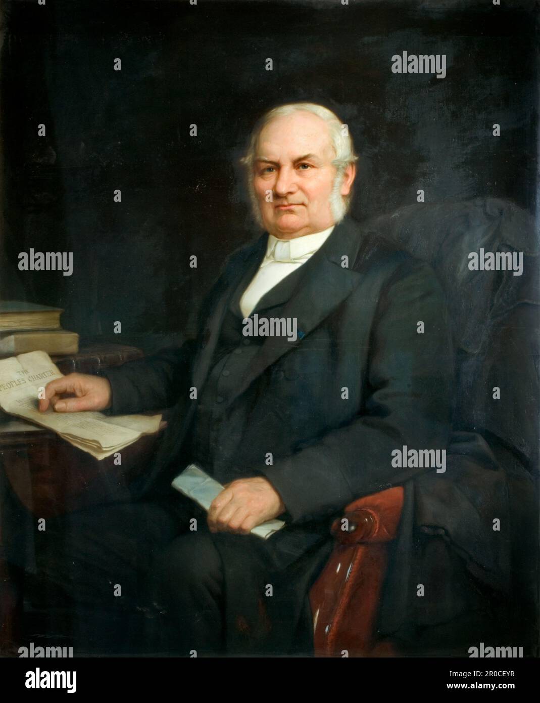 Portrait du révérend Arthur G. O'Neill (1819-1896), 1885. Par Jonathon Pratt Banque D'Images