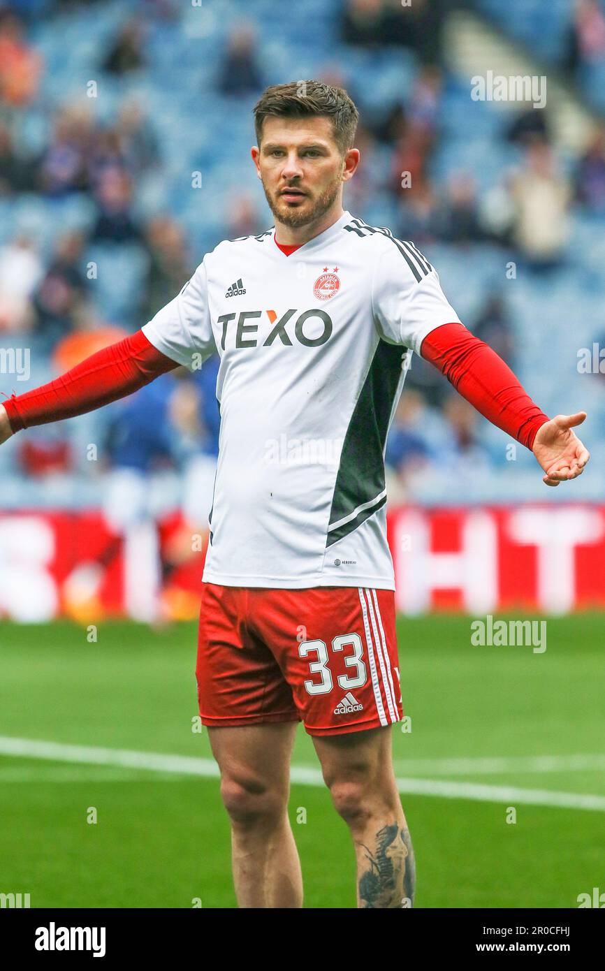 Matthew Kennedy, joueur de football professionnel, joue actuellement au Scottish Premiership Club, Aberdeen. Image prise pendant une formation et Banque D'Images