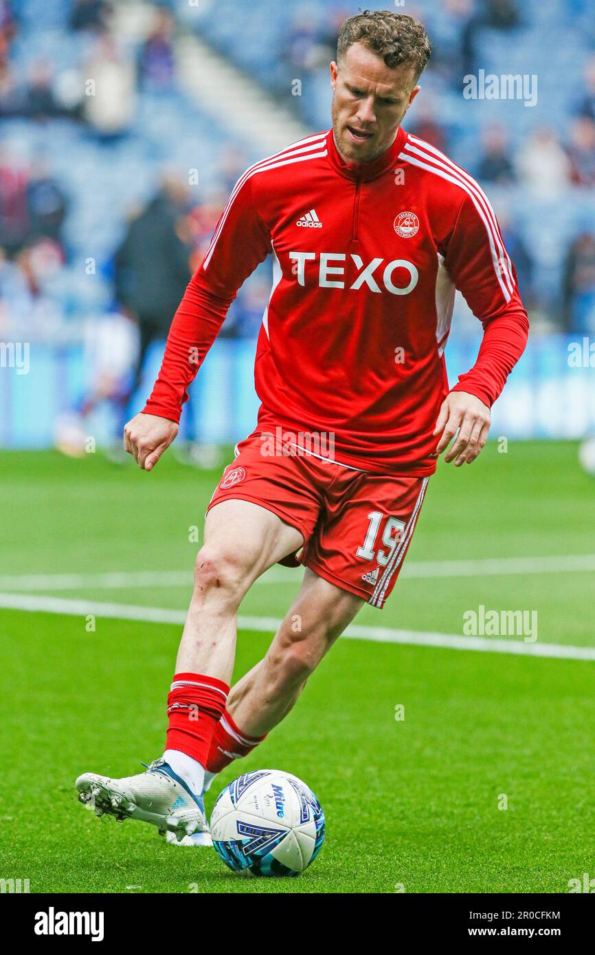 Marley Watkins, joueur de football professionnel, joue actuellement en tant que Winger pour le Scottish Premiership Club, Aberdeen. Image prise pendant une formation et Banque D'Images