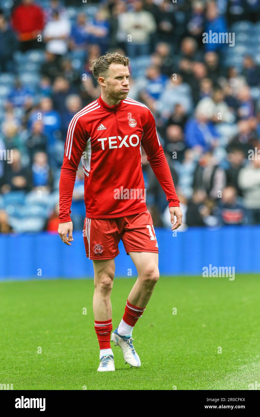 Marley Watkins, joueur de football professionnel, joue actuellement en tant que Winger pour le Scottish Premiership Club, Aberdeen. Image prise pendant une formation et Banque D'Images