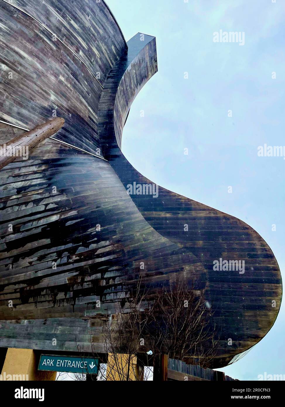 L'Ark Encounter est une attraction touristique populaire à Williamson, Kentucky (USA), centrée sur l'histoire de Noé et le créationnisme biblique. Banque D'Images