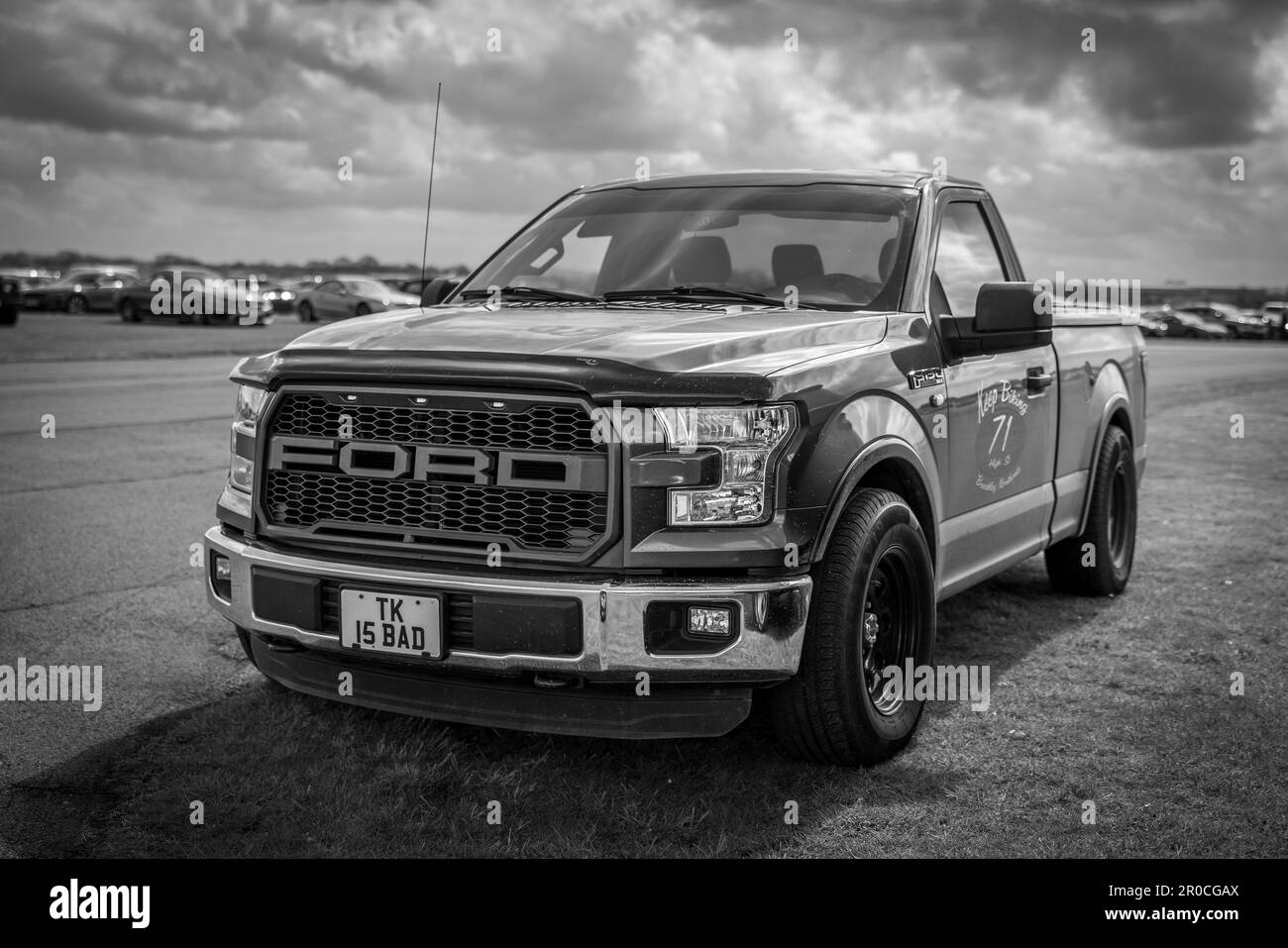 Pick-up F-150 2016 de Ford, exposé au Scramble d'avril qui s'est tenu au Bicester Heritage Centre le 23 avril 2023. Banque D'Images