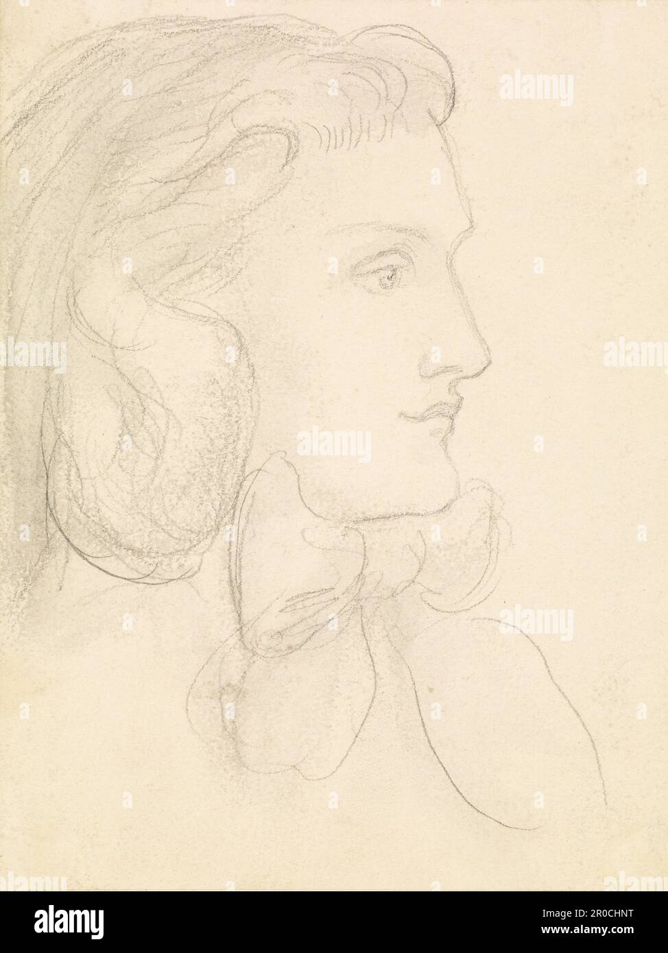 Portrait de Mme Beyer, 1860-1864. Dante Gabriel Rossetti Banque D'Images