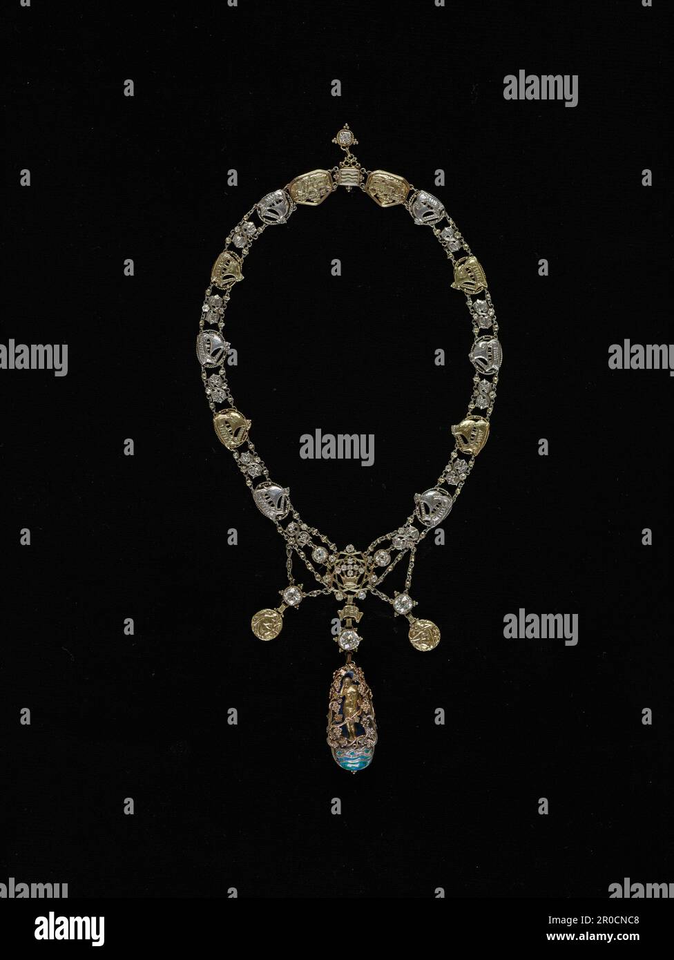 Collier Ariadne. Bijoutier: Edward Spencer. Bijoutier: John Bonner. Détaillant : Montague Fordham Ltd Banque D'Images