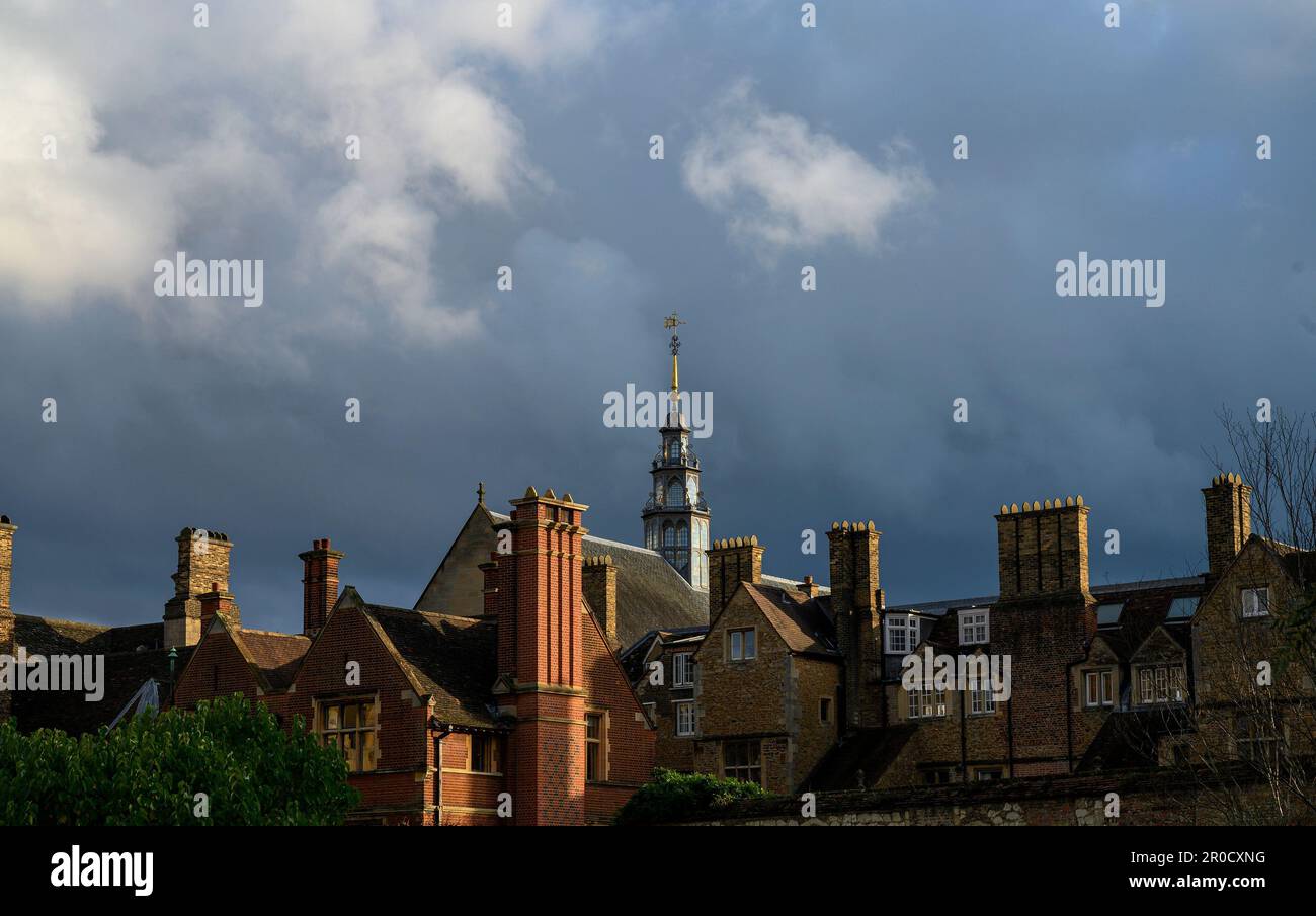 Une image de Trinity College, Cambridge, Royaume-Uni Banque D'Images