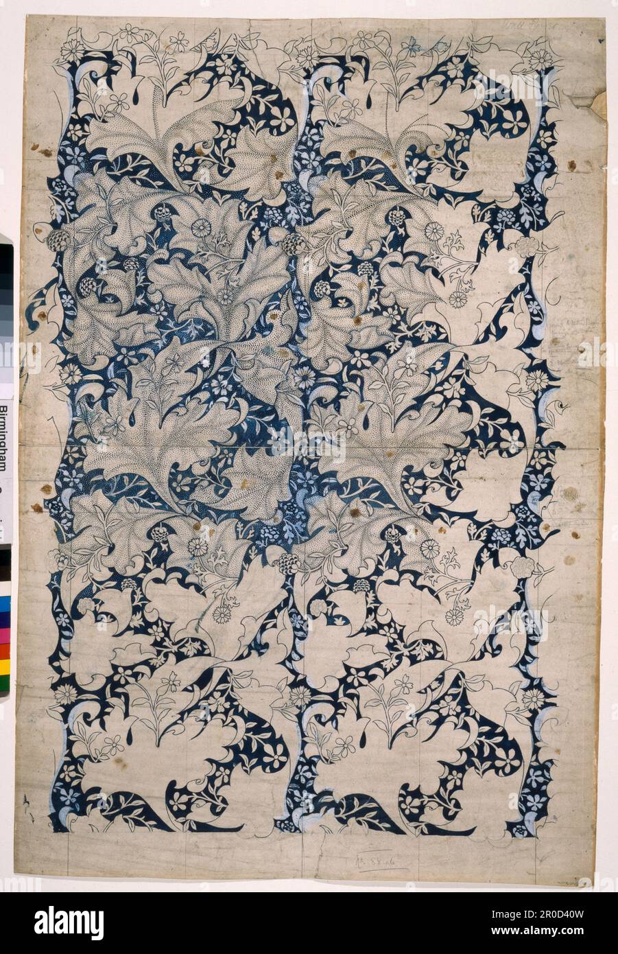 Wallflower Pattern, 1890. Conception par William Morris Banque D'Images